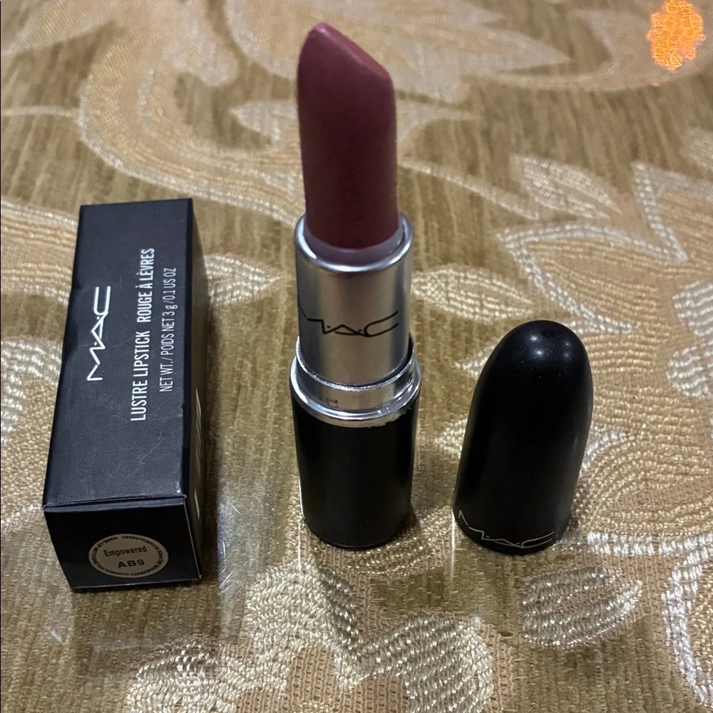 NEW RARE DISCONTINUED MAC Cosmetics Lustre EMPOWERED FULL SIZE Lipstick AB9